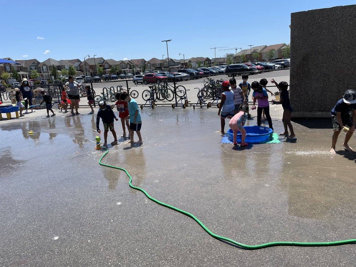 It was an amazing day for K3 &amp; K4 <a href="/TribuneDrive/">Tribune Drive P.S.</a> to have a Water Day. Thanks <a href="/MsReyes1586/">Andrea💕</a> The smiles on faces and laughter heard = priceless. We’re so proud of our littles and how they have grown to be such a loving community. Watching them engage makes our educator hearts sing.❤️