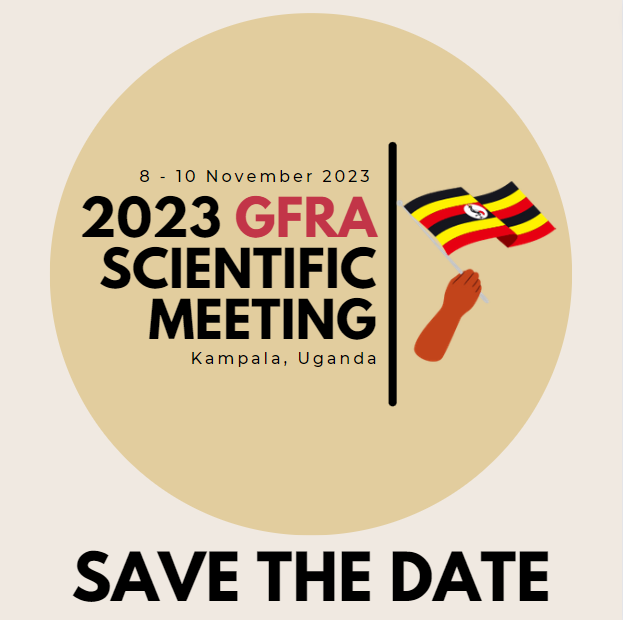 gfra_official's tweet photo. Mark your calendars for GFRA's 2023 Scientific Meeting! We'll see you in Kampala, Uganda in November 2023. https://t.co/6355Vg3FDw