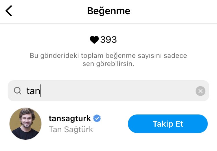 Bu adam beni instagramdan takip edip, fotoğrafımı beğenmişti. Neden yaptığını bir türlü çözemedim, çok gizemli bir olay