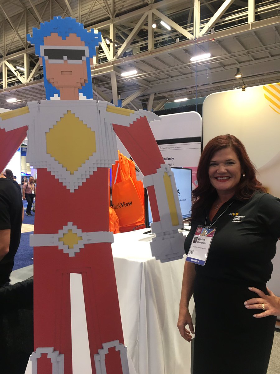 Having a great time with educators at  #ISTELive ! #HMHCO