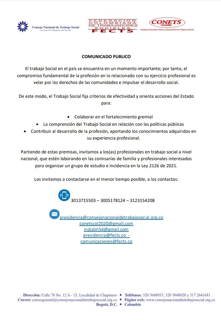 FECTS2022's tweet photo. Comunicado  importante! https://t.co/LR2p7sAPh9