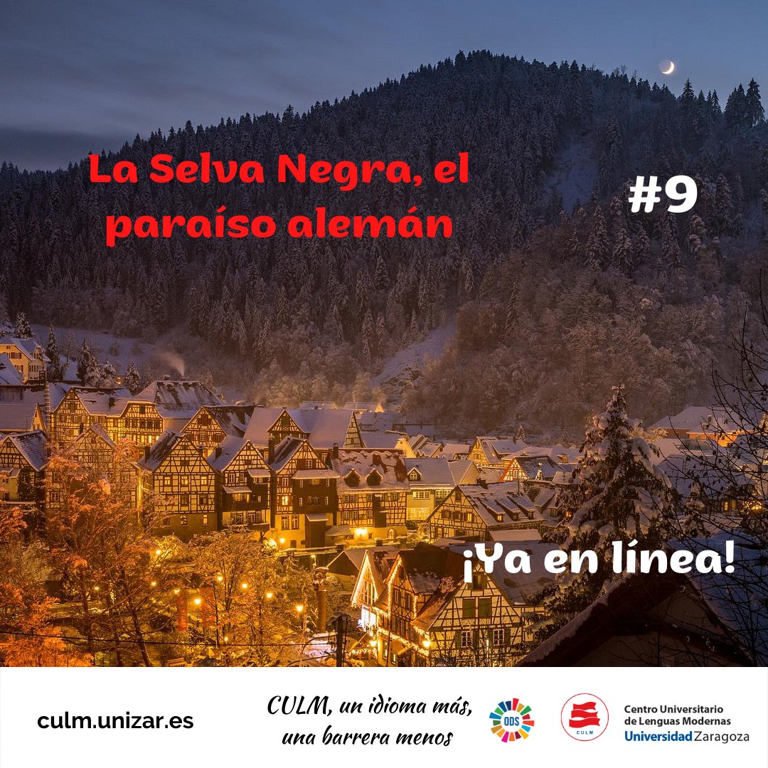 CULMUZ's tweet photo. ¡Nuevo podcast en línea!

Escucha el noveno episodio de nuestro podcast, esta vez en alemán. Realizado por Carmelo López. Nivel B1

"Ein Tipp für den Sommerurlaub. Schwarzwald", en nuestro ivoox: https://t.co/nzHzJ7FPxi https://t.co/PBNg4kmowV
