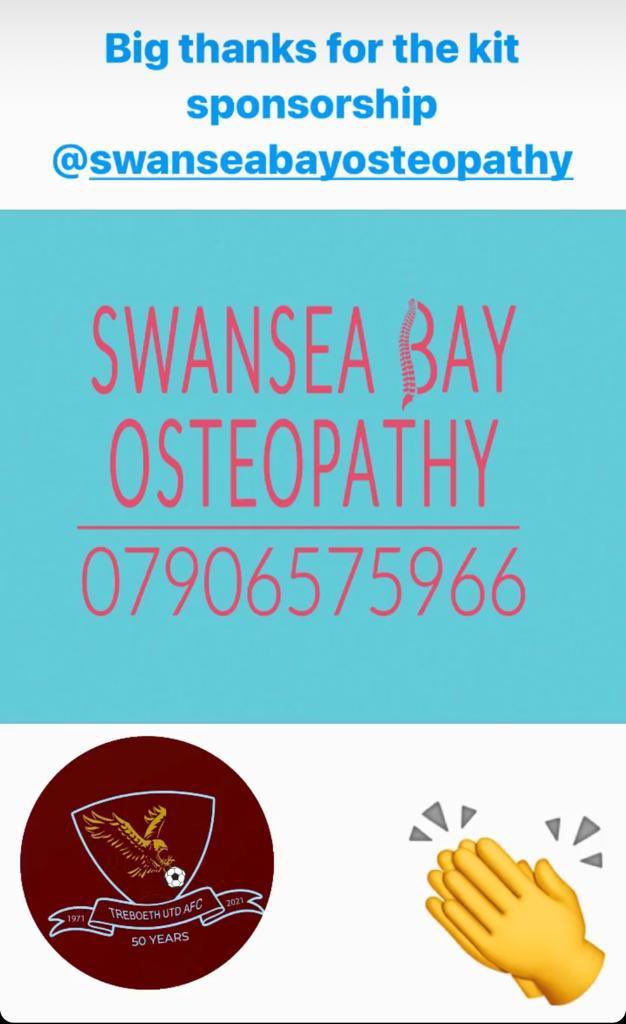 Treboeth United FC (@tufc) on Twitter photo A big thank you to <a href="/BayOsteopathy/">Swansea Bay Osteopathy</a> for sponsoring us this year ππ»
Weβre still after more sponsors for the coming season so if anyone is interested get in touch
#uppaboeth π¦
A big thank you to <a href="/BayOsteopathy/">Swansea Bay Osteopathy</a> for sponsoring us this year ππ»
Weβre still after more sponsors for the coming season so if anyone is interested get in touch
#uppaboeth π¦