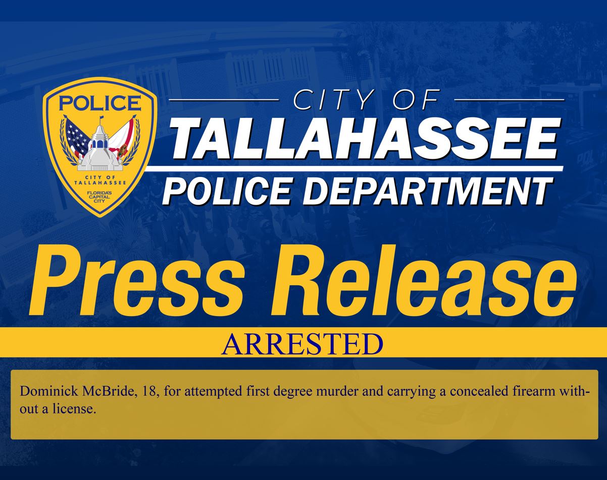 Tallahassee Police on Twitter "Today the Tallahassee Police Department