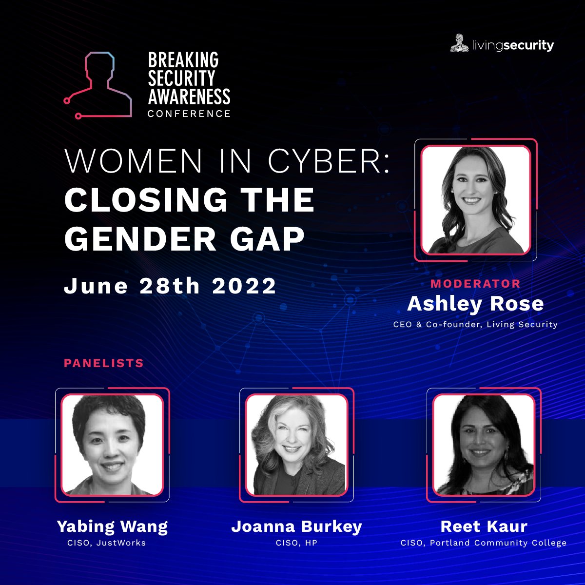 Living Security 👤 (@living_security) on Twitter photo Tune in NOW to hear our session on Closing the Gender Gap in Cyber hosted by <a href="/Living_Security/">Living Security 👤</a> CEO <a href="/AshleyRose_ATX/">Ashley M. Rose</a>! She's joined by leaders at <a href="/HP/">HP</a>, <a href="/justworks/">Justworks</a>, and <a href="/PortlandCC/">Portland Community College</a>. Join here ➡️: tinyurl.com/2pw5236w Tune in NOW to hear our session on Closing the Gender Gap in Cyber hosted by <a href="/Living_Security/">Living Security 👤</a> CEO <a href="/AshleyRose_ATX/">Ashley M. Rose</a>! She's joined by leaders at <a href="/HP/">HP</a>, <a href="/justworks/">Justworks</a>, and <a href="/PortlandCC/">Portland Community College</a>. Join here ➡️: tinyurl.com/2pw5236w
