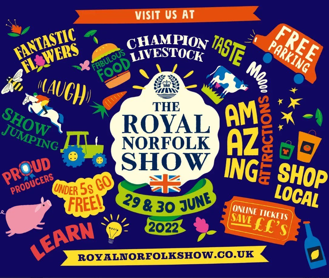 We are super excited to be exhibiting at this year's Royal Norfolk Show, the first one we are able to since the factory opened!, pop along and see us in the Adnams food Hall for all things Mint and Mustard.
#royalnorfolkshow #farming #livestock