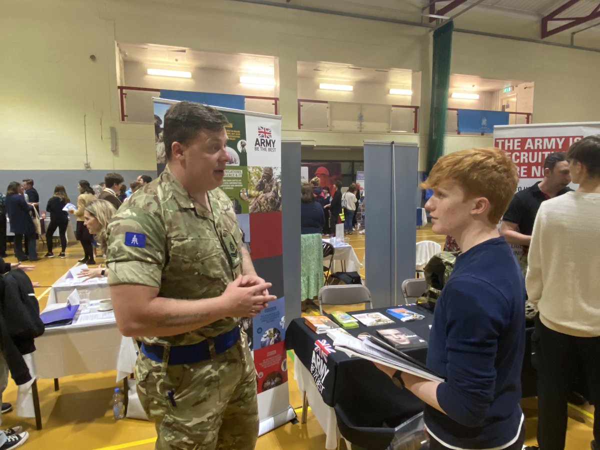Tonight’s Haberdashers’ Monmouth Schools Higher Education Gap Year and Careers Convention was buzzing with students, parents, staff and exhibitors. 
It was wonderful to see so many young people from Years 9 to 13 at the event, held at Monmouth Schools Sports Club.