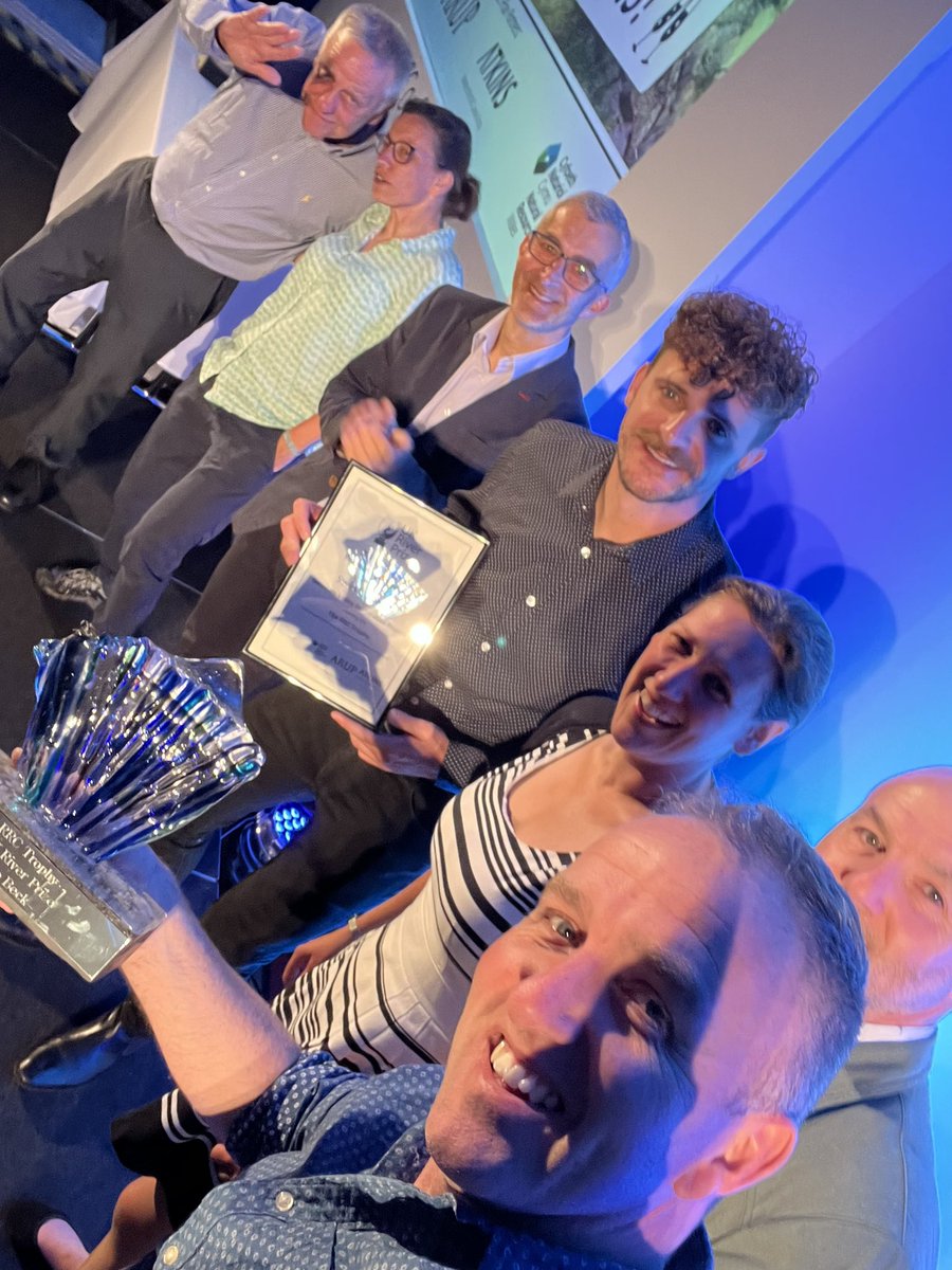 Let’s be having it!! Only gone and won! Best river restoration award!!! 

<a href="/Natures_Voice/">RSPB</a> @leeinthelakes <a href="/NaturalEngland/">Natural England</a> <a href="/unitedutilities/">United Utilities</a> <a href="/SalfordHydro/">Prof Neil Entwistle</a> <a href="/SalfordUni/">University of Salford</a> <a href="/ollyolly092/">Olly Southgate</a> <a href="/Dynamic_Rivers/">Dynamic Rivers</a> @ebsford 

#RRCConference