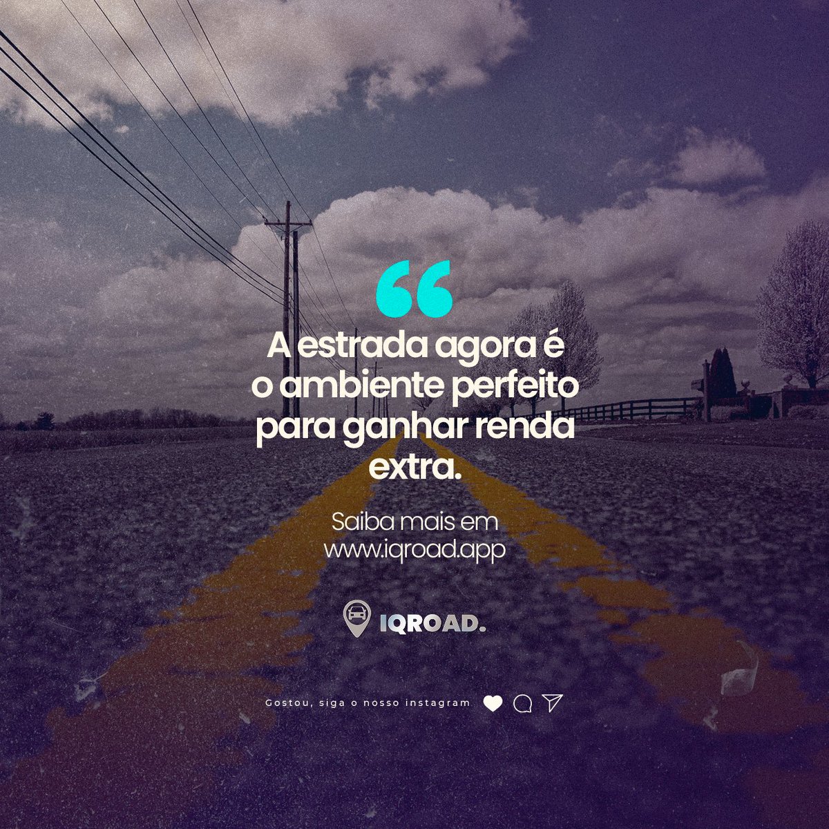 iqcoingames's tweet photo. O APP IQROAD te recompensa por quilômetro percorrido não importando o meio de locomoção, você pode estar de carro, moto, bicicleta ou caminhando para se exercitar. 🚗 Acesse já https://t.co/z1tzVY1RBP 🚀
.
.
.
.
#iqroad #motorista #estrado #viagem #carro #rendaextra https://t.co/9MIVvFWFbb