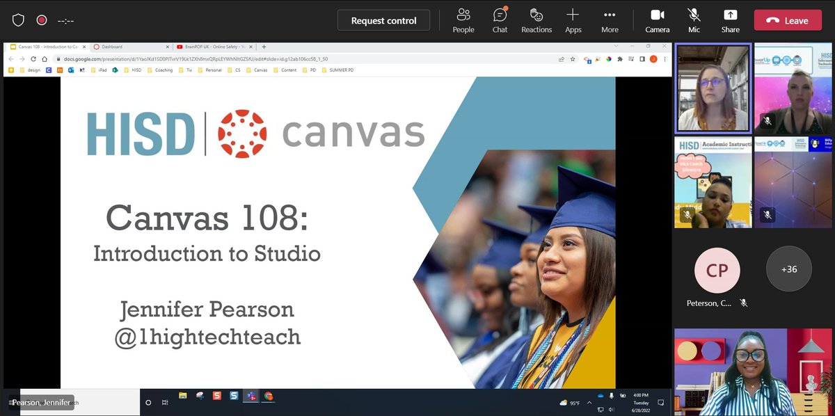 missclandryCIT's tweet image. Attending my last live Canvas 108 training! I&apos;ve learned so much about Canvas over the past few weeks! I look forward to learning more &amp;amp; more and sharing all of the amazing tools Canvas has to offer! @HoustonISD @HISD_Inst_tech  #HISDcanvas #livelonglearner 👩‍💻