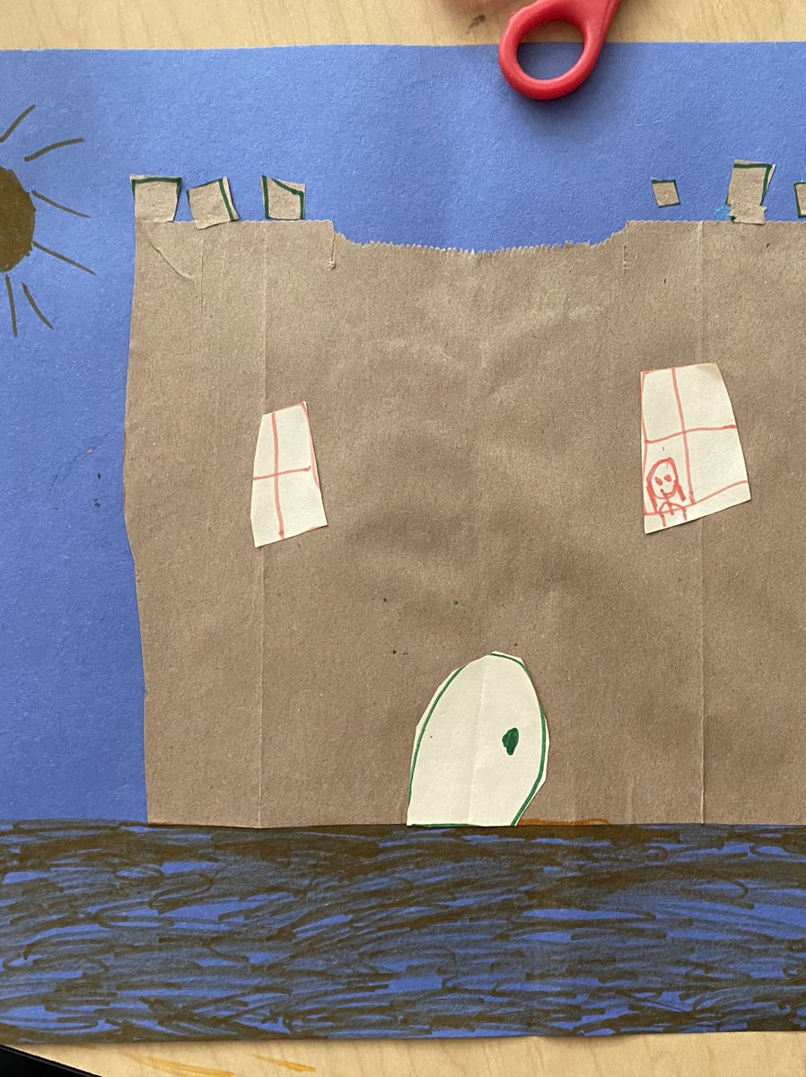 My P/1s celebrated our last full day of school by making paper bag sand castles! Bring on summer 😎☀️🏖@BrookhouseElem