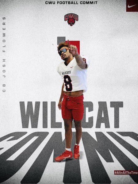 joshflowers17's tweet photo. “Even though I walk     through the darkest valley, I will fear no evil,     for you are with me; your rod and your staff,     they comfort me.” Psalm 23:4 
 
COMMITTED TO CENTRAL WASHINGTON UNIVERSITY‼️ #Wildcats #HOME https://t.co/feO2nm8ltn