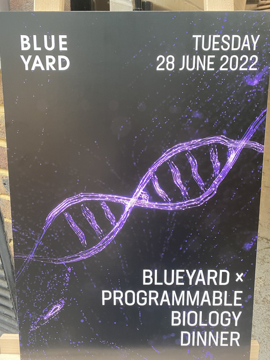 Thank you <a href="/blueyard/">BlueYard Capital</a> for an insightful and delicious evening focusing on #venturecapital in Programmable Biology.