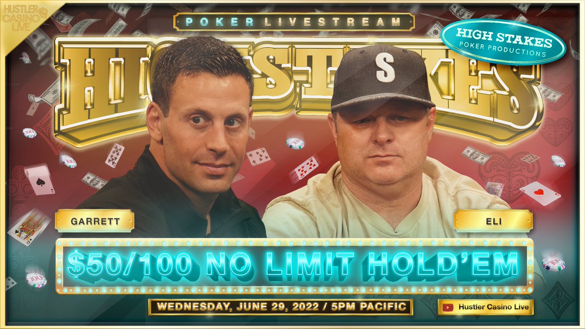 HCLPokerShow's tweet image. TOMORROW!! HIGH STAKES WEDNESDAY!!

$50/100 w/ @GmanPoker, @EliStrickland88, @TOPDOLLARMAN &amp;amp; more

Commentary by @DGAFPokerPlayer