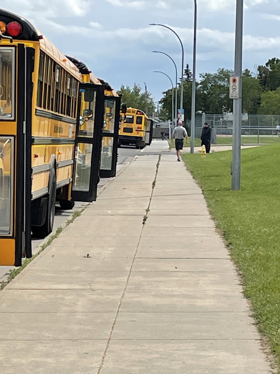 Last bus supervision for Mr. Walsh before he enjoys a well-deserved retirement.  Thanks for all you do everyday for our students and staff.