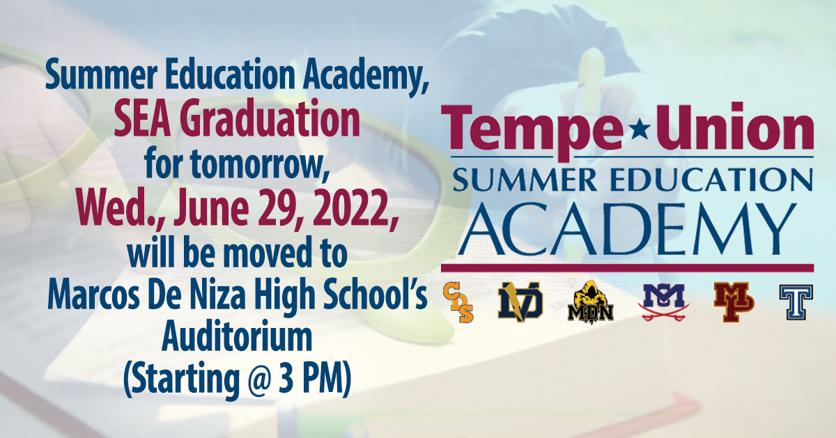 TUHSD News on Twitter "Don't our Summer Education Academy's