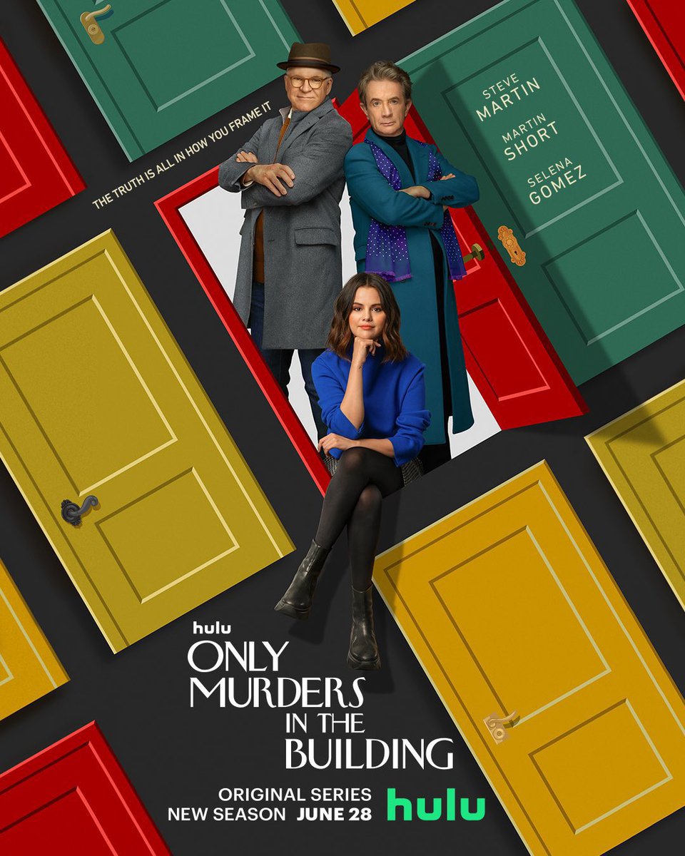 #OnlyMurdersInTheBuilding officially becomes the Top TV Show of All-Time on Rotten Tomatoes with a score of 100%, based on 141 total reviews.