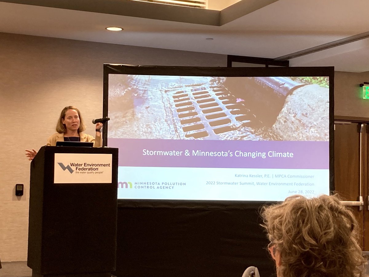 Katrina Kessler (@kesslerkatrina2) on Twitter photo Thanks <a href="/WEFstormwater/">WEF Stormwater</a> for inviting me to welcome the smart, dedicated stormwater professionals to the #stormwater summit in Minneapolis. Grateful for your work and partnership to address #climate resilience, #equity and #waterquality Thanks <a href="/WEFstormwater/">WEF Stormwater</a> for inviting me to welcome the smart, dedicated stormwater professionals to the #stormwater summit in Minneapolis. Grateful for your work and partnership to address #climate resilience, #equity and #waterquality