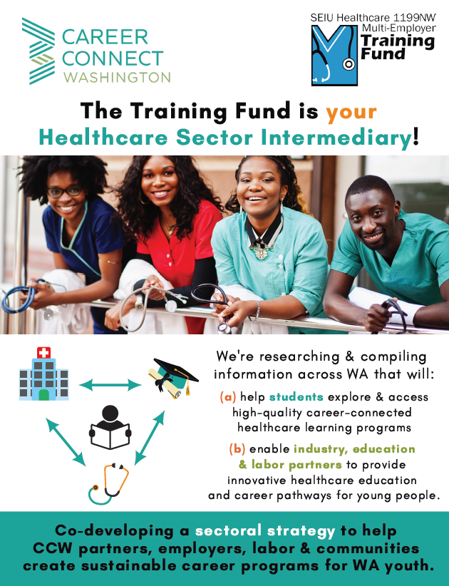 HealthCareerFnd's tweet photo. We look forward to hosting similar conversations about healthcare in Washington State as Healthcare Sector Intermediary. 
#workforcedevelopment #educationsummit #CareerConnectedLearning #careerconnectwa https://t.co/uUvHe1J46w