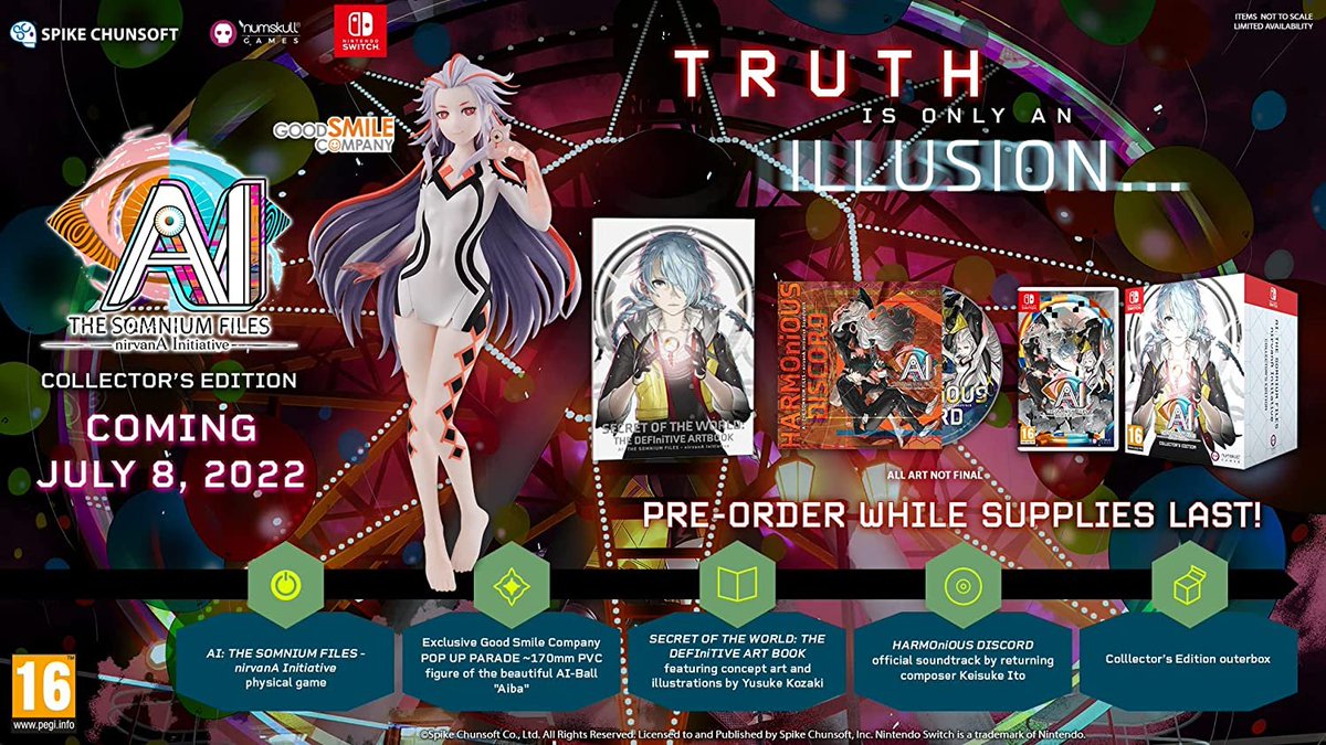 Wario64's tweet photo. (Amazon UK) AI: The Somnium Files - Nirvana Initiative Collector's Edition (Switch) available for order, ships to USA https://t.co/mJV1pkzkuQ #ad https://t.co/KcQGE5KL9Q