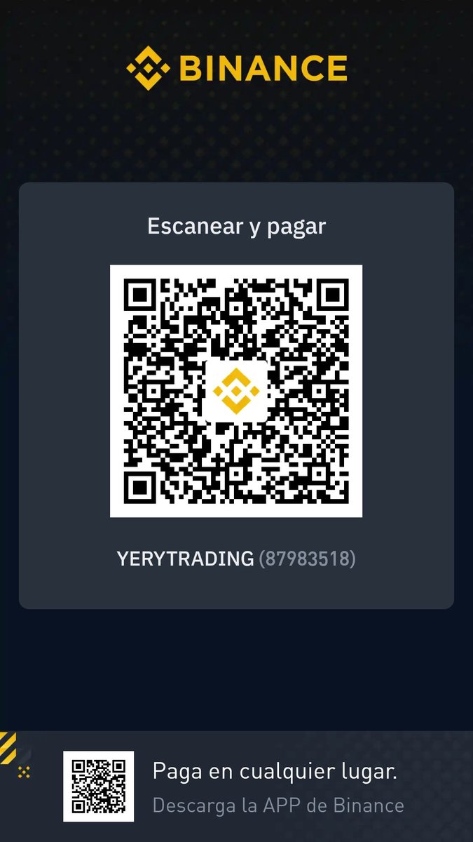 yerytrading's tweet photo. #SoyBinancian porque he tenido beneficios economicos y mucho mas de estudios, aprendizaje y la oportunidad de enseñar lo que he aprendido gracias a binance academia, tambien al equipo de soporte con buenas soluciones oportunas. Al equipo de binance p2p LATAM merchant. Mil gracias https://t.co/GhlectDOLR