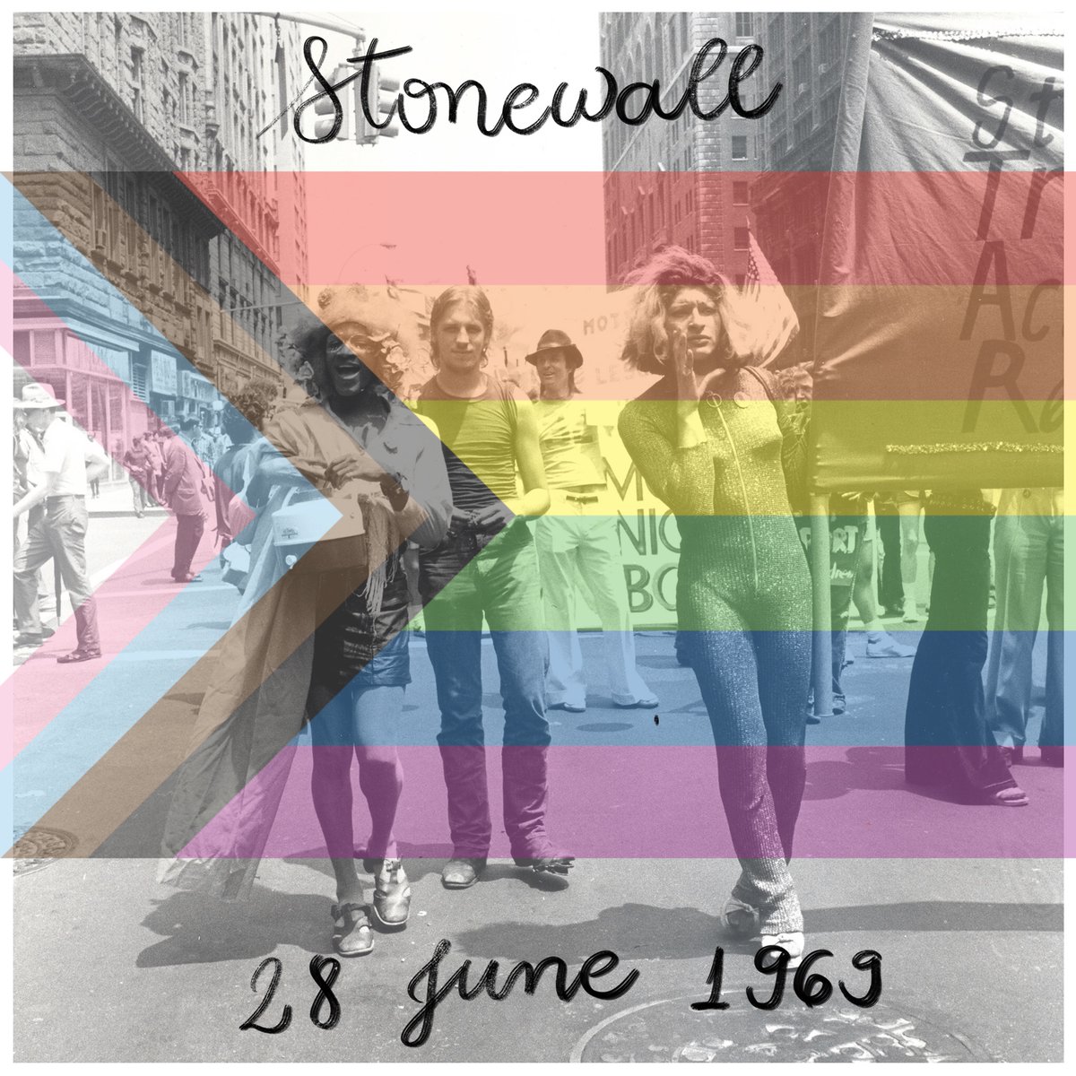 Today marks 53 years since the start of Stonewall, a turning point in the fight for LGBTQ+ civil rights movement. 

Pride is not just a party. Pride is a fight.

"No pride for some of us without liberation for all of us" - Martha P. Johnson