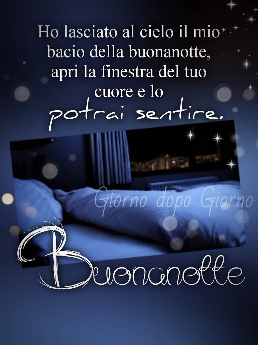 Buonanotte a tutti
