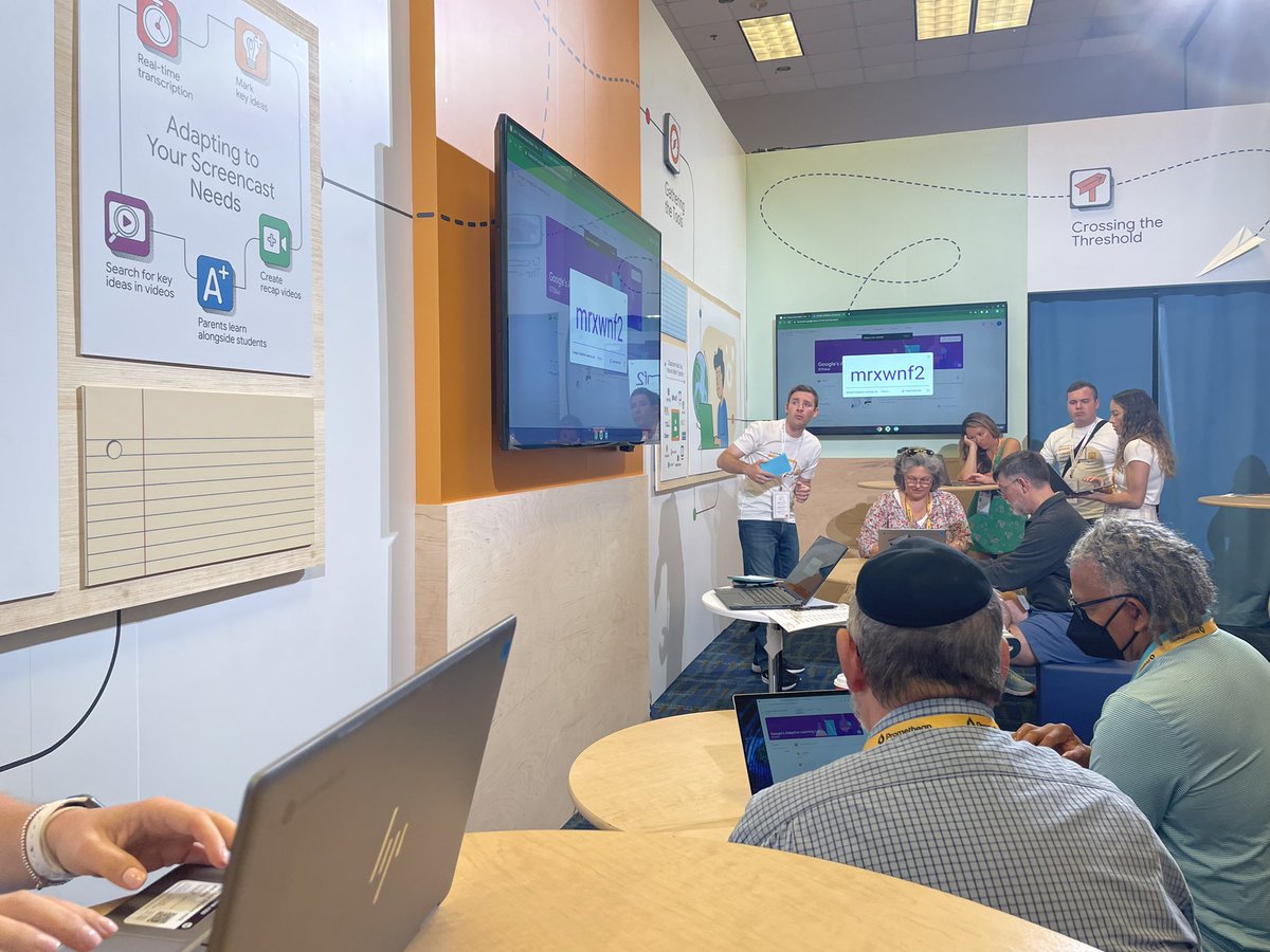MrsWilde23's tweet photo. Shout out to @GoogleForEdu for the really great ‘class’ all about what Google can do for not just teachers but students, too! Definitely recommend! 🤩🤩🤩 #ISTELive22 #learnsome #edtech https://t.co/ICOHBKSUbO