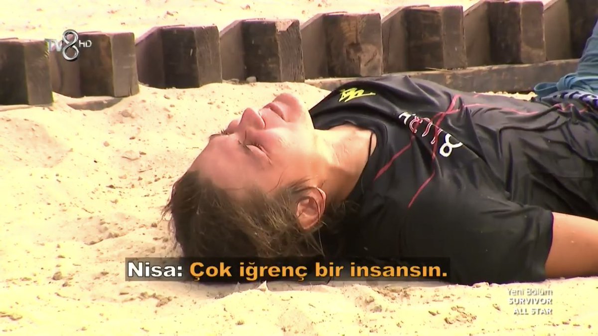 Nisa, Ademe Çekçe hakaret ederken Ademin ne dediğini anlamayıp üzgün şu an kız demesine çok üzüldüm. Nisa çok kötü kalplisin ve şampiyonluğu asla haketmiyorsun. #Survivor2022AllStar #SurvivorAllStar