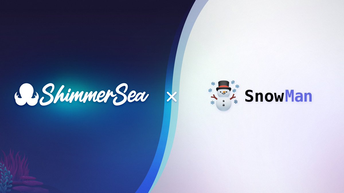 We are excited to partner with <a href="/SnowMan_Finance/">SnowMan ☃️</a> - the first leverage yield protocol in the #iota ecosystem
🐙💙☃️

Get ready to trade soUSD on <a href="/ShimmerSeaDEX/">MagicSea (formerly ShimmerSea)</a> and make sure to follow  <a href="/SnowMan_Finance/">SnowMan ☃️</a> for updates! 

Stay tuned for more yield opportunities to come👀