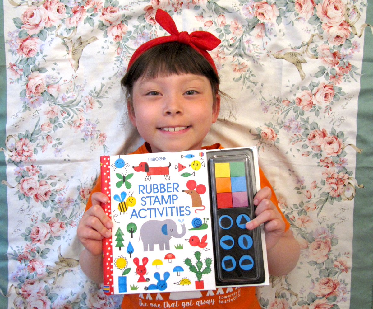 <a href="/ArtistBookshop/">The Artist's Bookshop</a> I just wanted to say Thank you for sending the stamp book! So many ideas to use the stamps! Spiral binding was good to keep open as an activity book. My daughter was very happy to have this!  Thank you! 😊
#childrenbook #stamps #activitiesbook #usborne