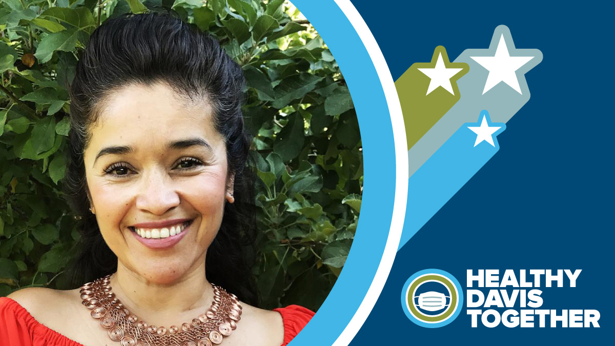 Join us in celebrating our next #HealthyDavisHero: Dr. Miriam Nuño! She is an associate professor <a href="/ucdavis/">UC Davis</a> and the modeling and forecasting lead for Healthy Davis Together, helping us track and stop the spread of COVID-19. Thank you for all your hard work, Dr. Nuño!