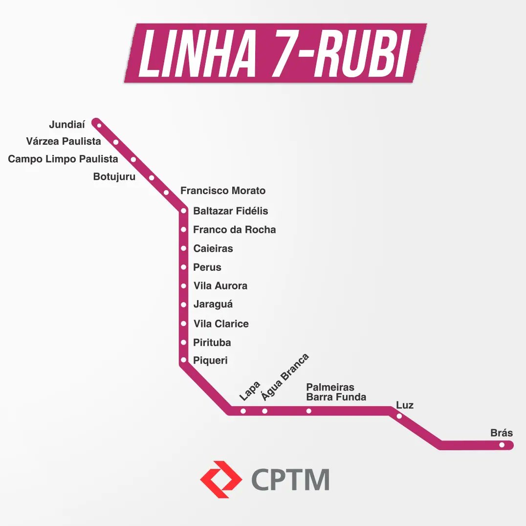 CPTM_oficial's tweet photo. #CPTM – 🚉🗺️Mapa de todas as Linhas da CPTM.

🛤️🚅Olá, pessoal. Trazemos para vocês um mapa completo com as linhas e as integrações dentro da CPTM. 

📍👣Assim, você poderá se localizar e planejar a melhor rota para chegar ao seu destino. https://t.co/noTyBCyCj7