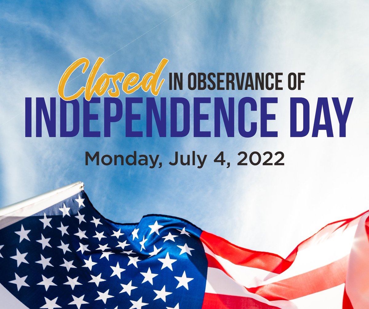 fcbotx's tweet photo. First Community will be closed Monday, July 4th in observance of Independence Day. We will reopen Tuesday, July 5th. #MemberFDIC https://t.co/aUkuMHWOSt