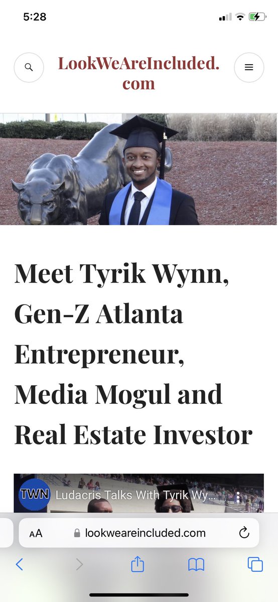 TyrikWynnTV's tweet photo. Staying In The Headlines & Staying Relevant!💪🏾
Go check out the article We Are Included did on me about my life and career!🔥
Link: https://t.co/fZHwX56HWp
#WeAreIncluded #TyrikWynn #BreakingNews #Entrepreneur #RealEstateInvestor #MediaMogul #FatalAttraction #Journalist #TV https://t.co/B8paaLhNVv