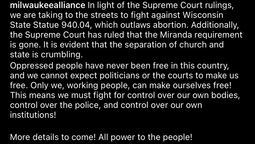 Signal boosting this Milwaukee Alliance event