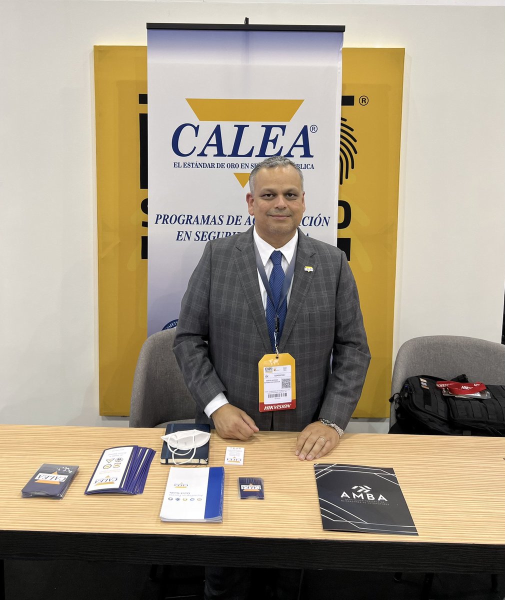 CaleaMexico's tweet photo. CALEA está presente en la #ExpoSeguridadMexico en el @CentroCitibnmx pasillo 3100 entre el stand de la Embajada de Israel y el de Airbus @CALEA_org @CAISPMEX @TParrish_CALEA el Gerente Regional Marco Sotomayor estará disponible para hablar sobre la Acreditación, ¡visítanos! https://t.co/9VXZ2j8HUC