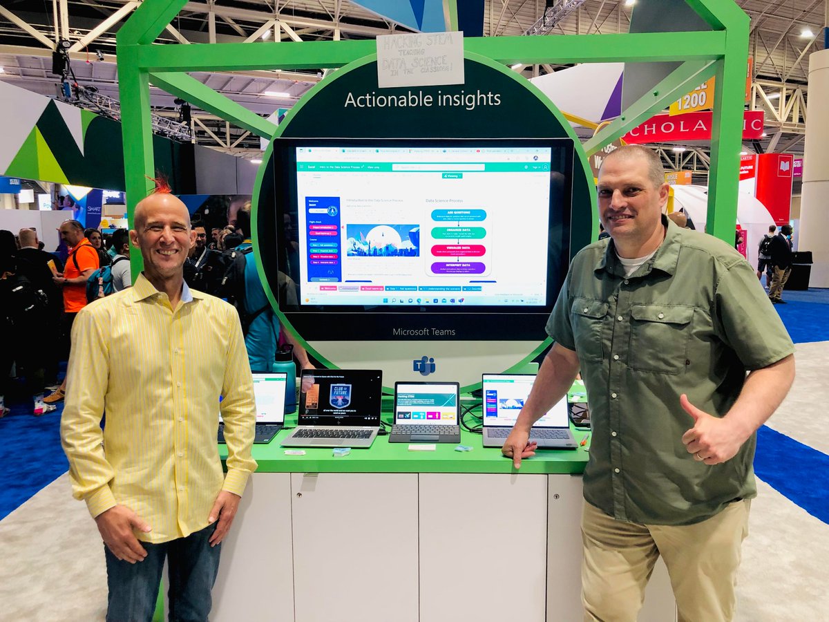 Teach students about the data science process with <a href="/Hacking_STEM/">Microsoft Hacking STEM</a> and learn how weather data is used to make go/no go decisions to launch rockets w/ free lesson plans built in collaboration with <a href="/clubforfuture/">Club for the Future</a>. Visit us at #ISTELive2022 <a href="/MicrosoftEDU/">Microsoft Education</a> booth!