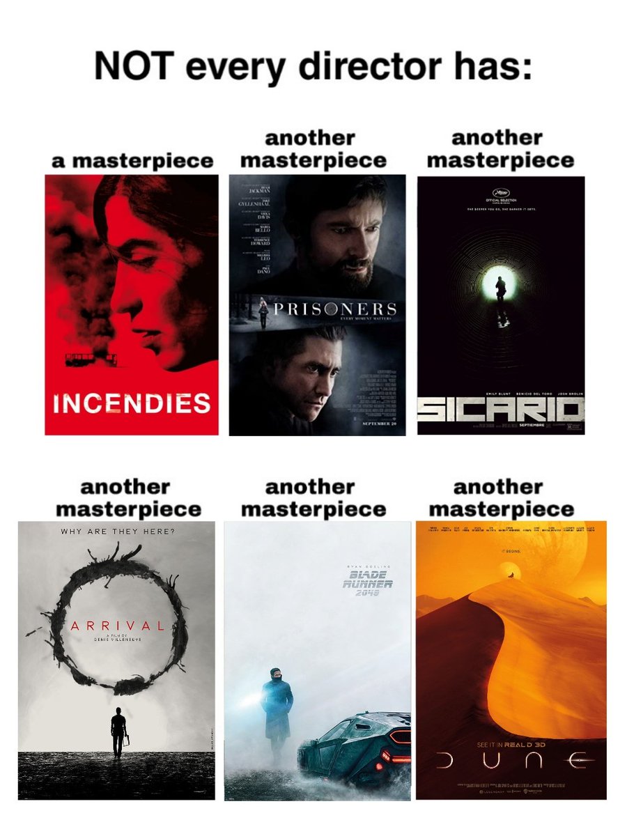 No one is doing it like Denis Villeneuve