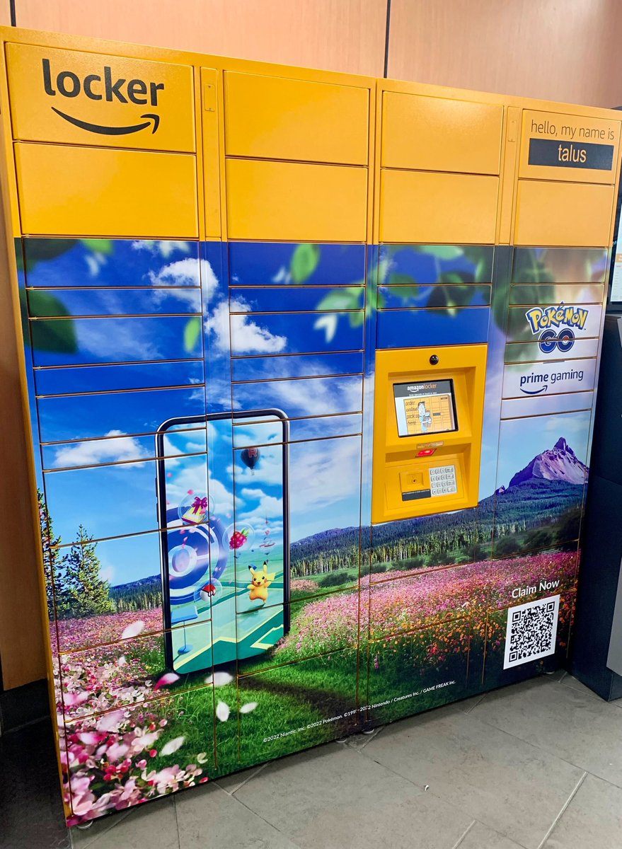 Select Amazon Lockers In The Us Now Feature A Special Pokemon Go Design For A Limited Time As Part Of The Niantic X Prime Gaming Partnership Pokemon Blog