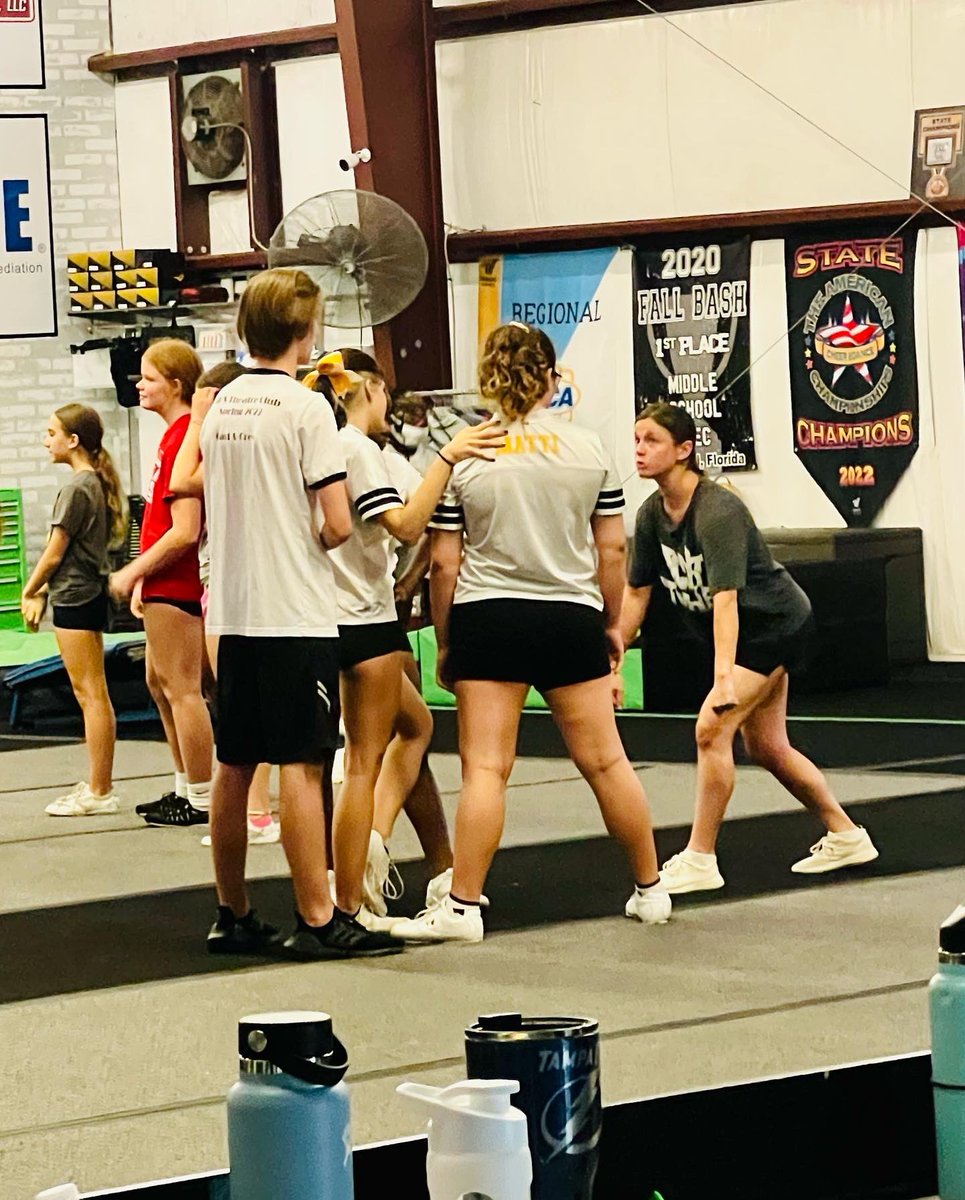 Jolene_Mom_Four's tweet photo. @MiddletonCheer has been working hard over the summer with some stunting lessons by the fantastic Coach Brooke of #StuntnTumble &amp; alumni of @USFCoedCheer.The group looks forward to their lessons with Brooke. #coedcheer #middletonhighschool #tigerpride #tigerproud https://t.co/UWgSeyFVpM