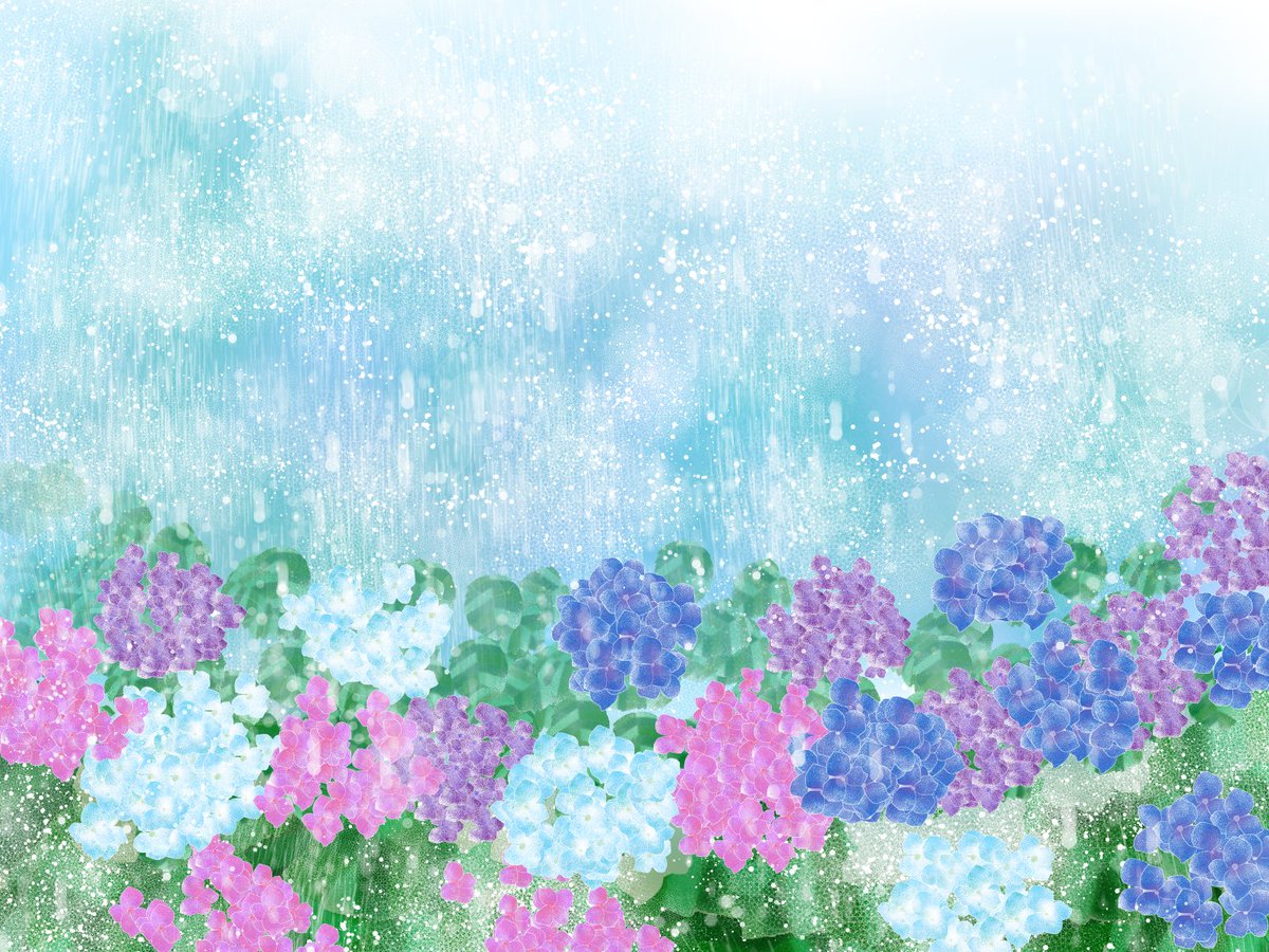 「紫陽花や 藪を小庭の 別座敷」  松尾芭蕉 
