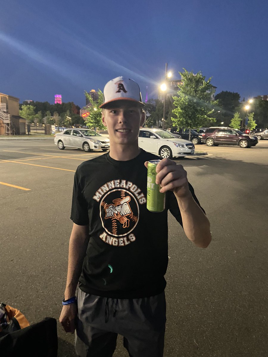Donnie Slinger (@donnieslinger) on Twitter photo <a href="/MplsAngels/">Minneapolis Angels</a> beat <a href="/Cobras_Baseball/">Minneapolis Cobras</a>, 6-5 in extras. Branstad, <a href="/schaafsquatch9/">Chris Schaaf</a> and McCallum with multiple hits. <a href="/Carrell20Mike/">Mike Carrell</a> with 2RBI. Schuld shoves for 4 out of the pen for the W. <a href="/owendauk/">Owen Dauk</a> with the walk-off tough sky single to win it. Bud Lime POG: <a href="/MplsAngels/">Minneapolis Angels</a> beat <a href="/Cobras_Baseball/">Minneapolis Cobras</a>, 6-5 in extras. Branstad, <a href="/schaafsquatch9/">Chris Schaaf</a> and McCallum with multiple hits. <a href="/Carrell20Mike/">Mike Carrell</a> with 2RBI. Schuld shoves for 4 out of the pen for the W. <a href="/owendauk/">Owen Dauk</a> with the walk-off tough sky single to win it. Bud Lime POG: