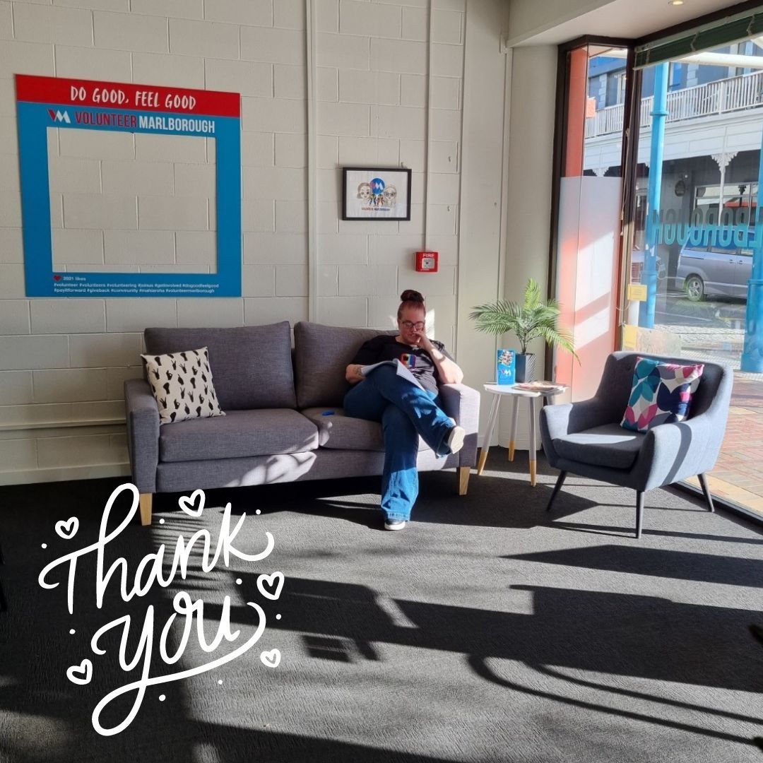 VolMarl's tweet photo. We would like to say a massive thank you to The Lounge Suite Company for donating this beautiful and super comfy couch for our office!
#ThankYou #ShoutOut #SupportLocalNZ #DoGoodFeelGood https://t.co/OM2gONTcmQ