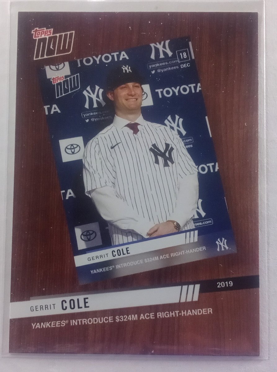 Stack sale
See pinned tweet for info
Gerrit Cole 2020 Topps Now insert card
$.50 cents
@sports_sell https://t.co/U8zK0dMMRl
