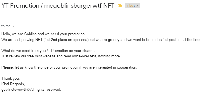 Hoopermation's tweet photo. LMAO HOW ABOUT NO #NFT #NFTs #fuckouttahere https://t.co/GInq6D7WPy