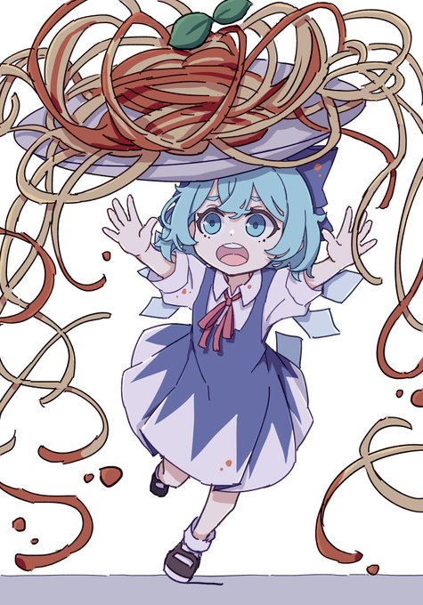 「pasta ribbon」 illustration images(Latest)