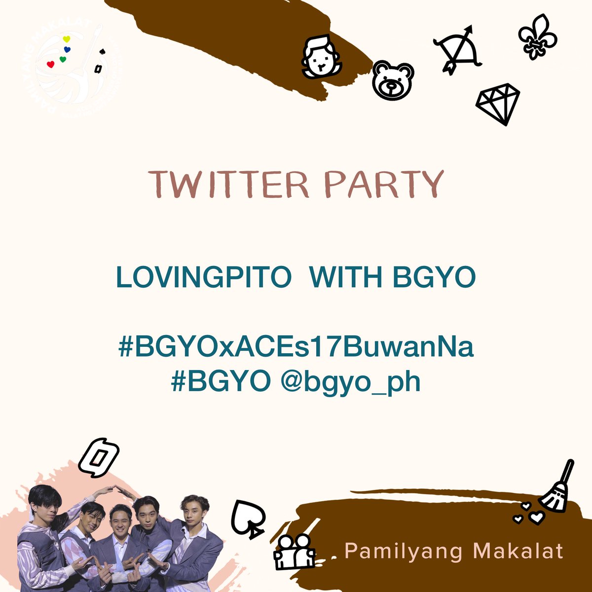 Lapag niyo na ACEs!

LOVINGPITO  WITH BGYO

#BGYOxACEs17BuwanNa
#BGYO <a href="/bgyo_ph/">BGYO_PH</a>