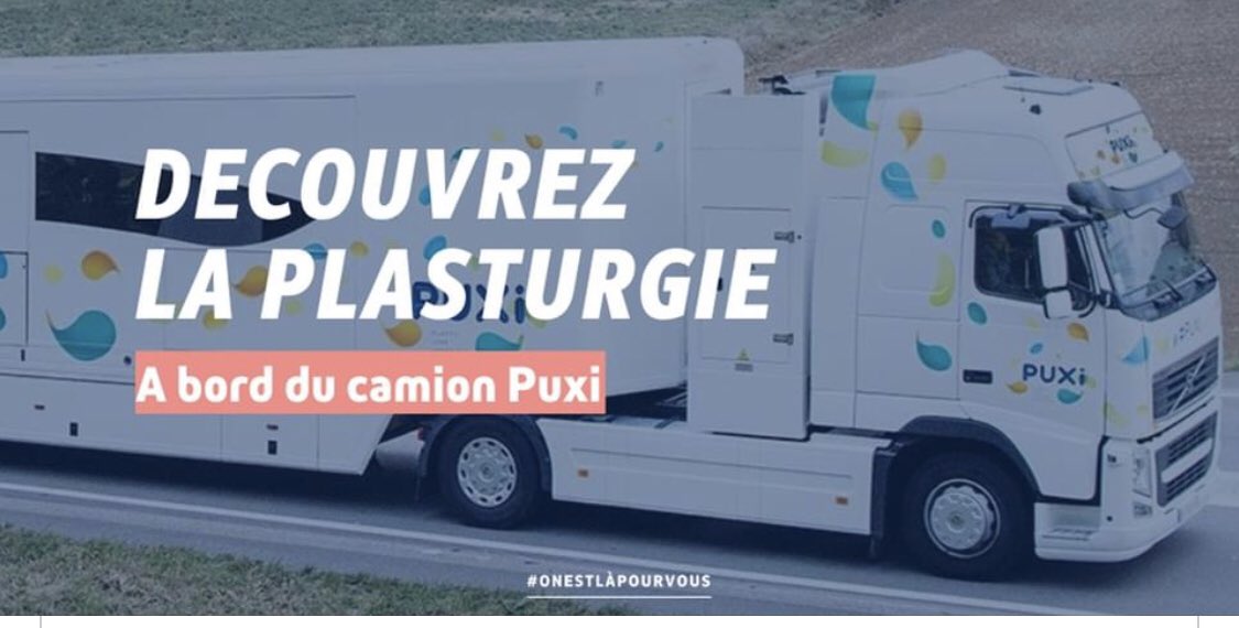 Pour découvrir le secteur de la plasturgie, rendez-vous lundi 4 juillet de 9h à 16h au #poleemploi Roussillon. Le camion Puxi vous attend 🚚pour vous présenter les formations et les métiers. <a href="/FSanfilippo38/">Florence Sanfilippo</a> <a href="/maurel_aurelie/">Aurelie MAUREL</a>