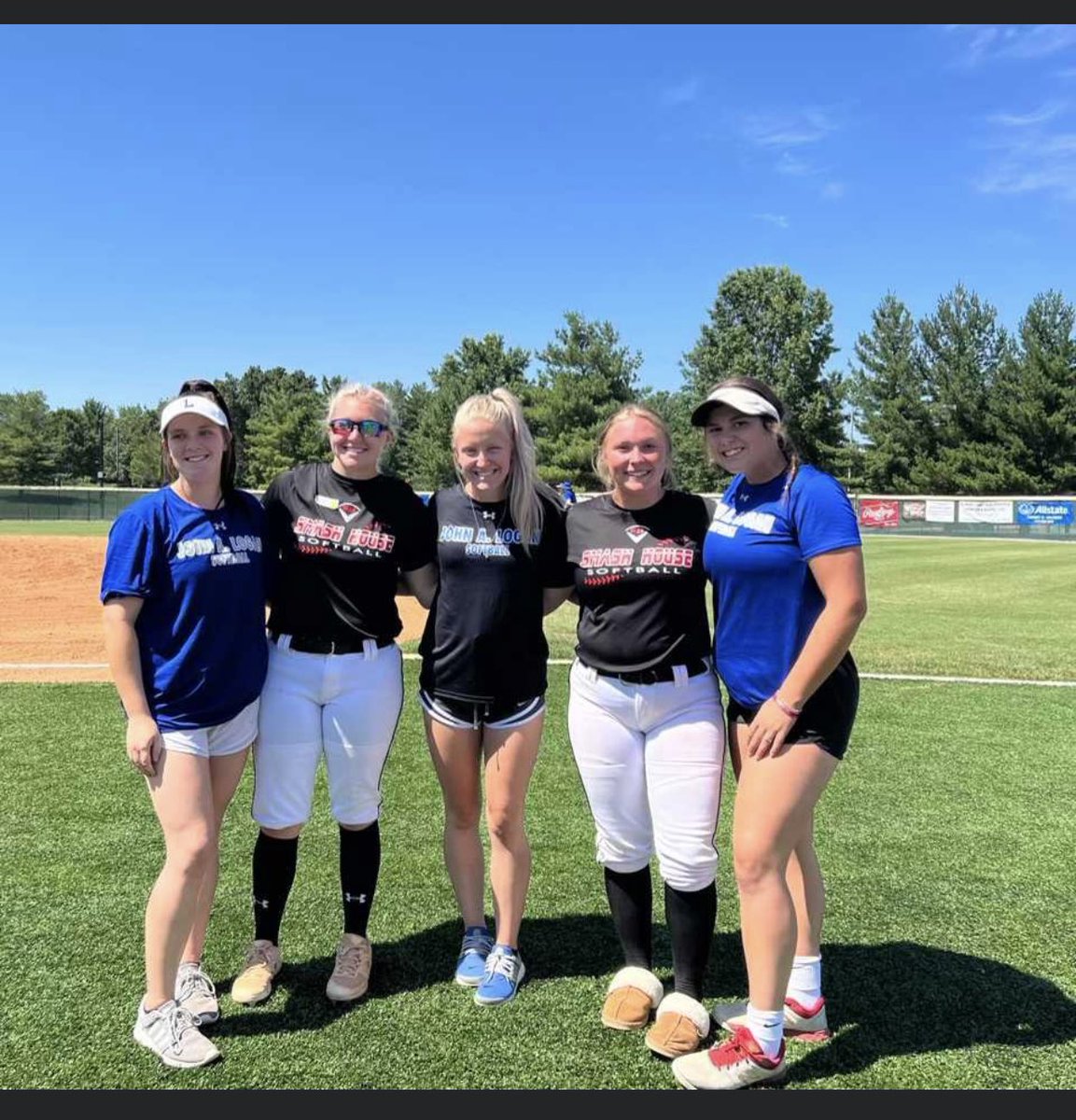Camp day for our seniors <a href="/_bethanysergent/">b</a>  and <a href="/BlauKendall/">Kendall Blau</a> !  Yes those instructors look familiar!   👀🤙🏼
